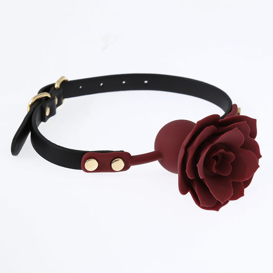 Multicolor Rose-Shaped Modern Style BDSM Ball Gag