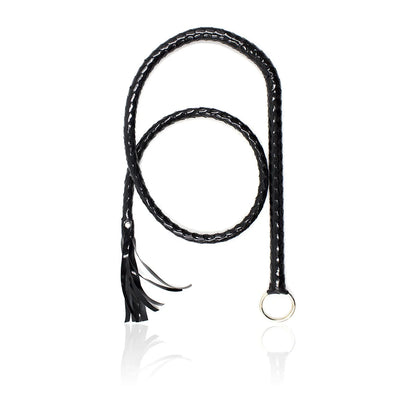 Super Long Lacquered Woven BDSM Snake Whip for Spanking