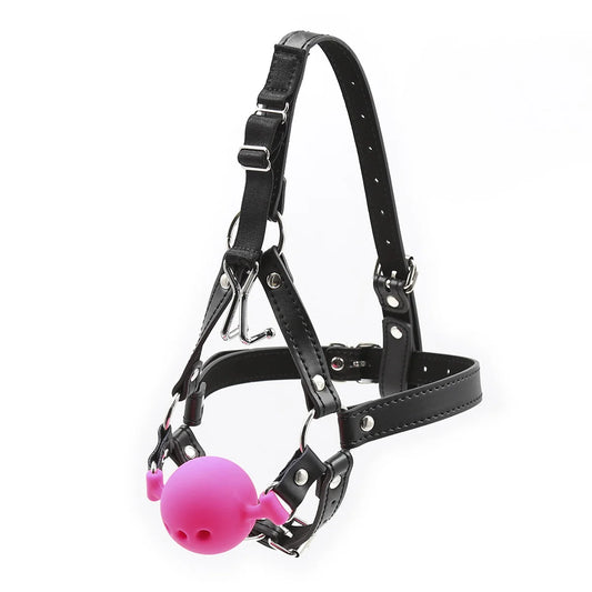 Nose Hook Modern Style BDSM Muzzle for Full Restraint