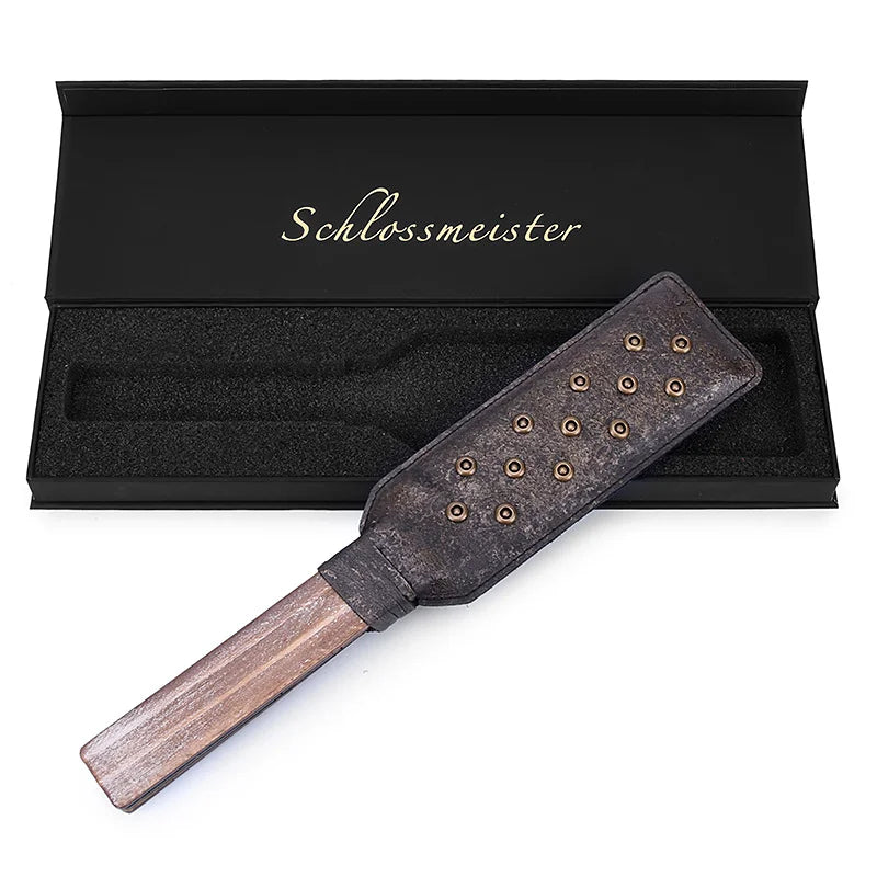 BDSM Punk Studded Vintage Spanking Paddle