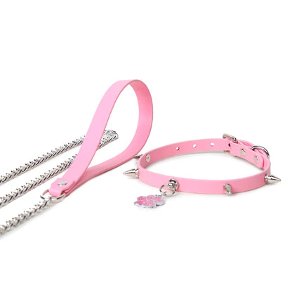 Punk Studded Leather BDSM Collars