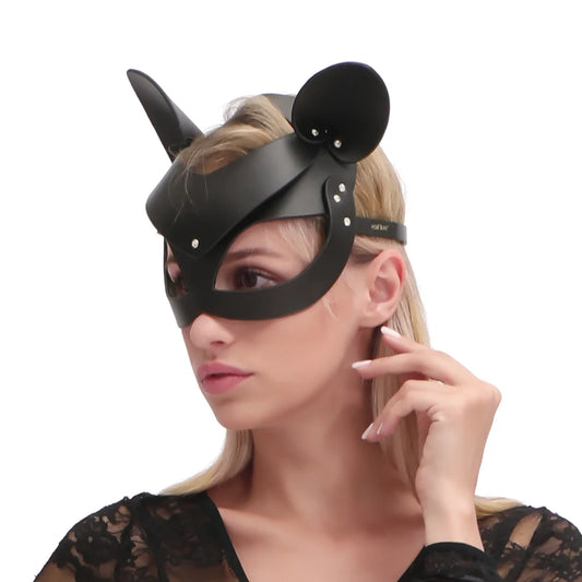 Leather Animal BDSM Masks for Sensual Play