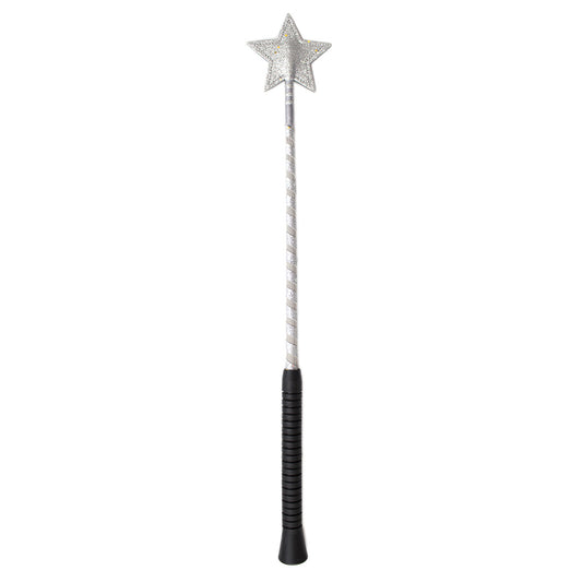 Star Sequin Handcrafted Leather Classic Riding Crop