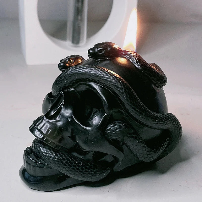 BDSM Candle Snake Skull Dark