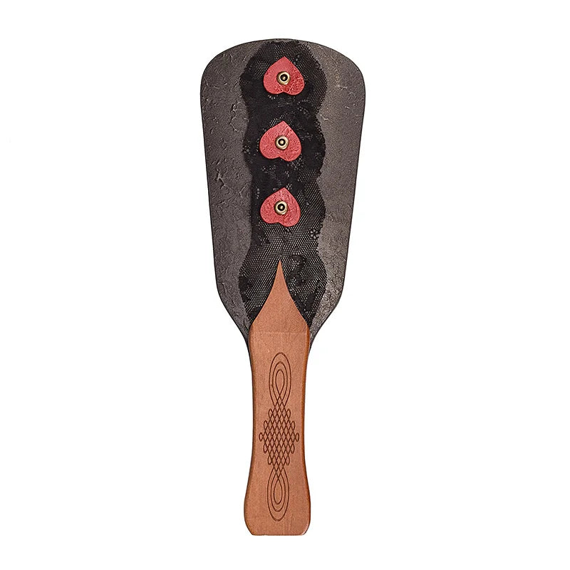 Solid Wood Spanking Paddle with Heart