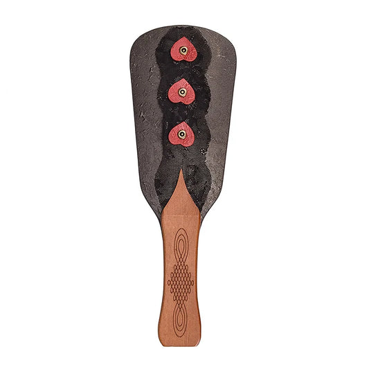 Solid Wood Spanking Paddle with Heart