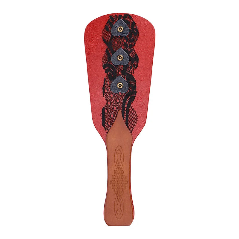 Solid Wood Spanking Paddle with Heart