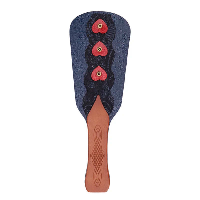 Solid Wood Spanking Paddle with Heart