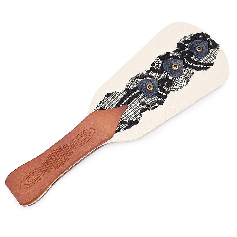 Solid Wood Spanking Paddle with Heart