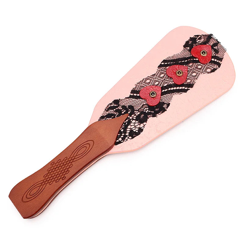 Solid Wood Spanking Paddle with Heart