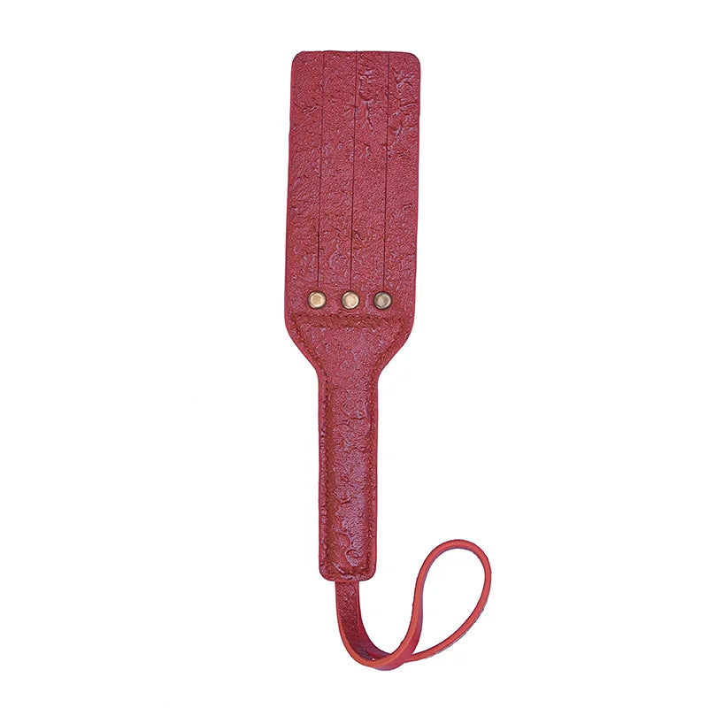 Cowhide Leather Tassel Spanking Paddle