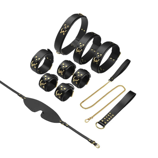 Leather Bondage Kits-Beginner BDSM kit