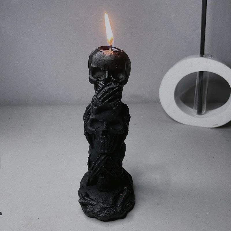 Three Skull BDSM Candle