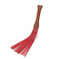 Premium Leather BDSM Flogger with Wooden Handle